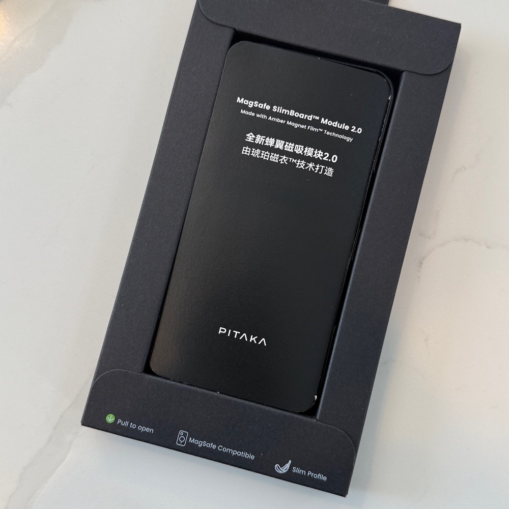 PITAKA Ultra-Slim Black Case for iPhone 16 - Picture 2 of 3